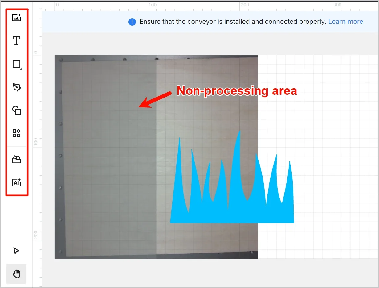 Usar la cinta transportadora para procesar un material grande con la xTool F2 Ultra Usar la cinta transportadora para procesar un material grande con la xTool F2 Ultra