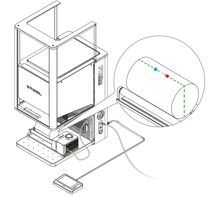 (xTool Studio) Usar el Rotary Attachment 3 (RA3) con la xTool F2 Ultra image.png