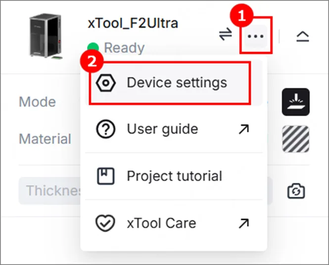 Conectar y configurar la xTool F2 Ultra con xTool Studio image.png