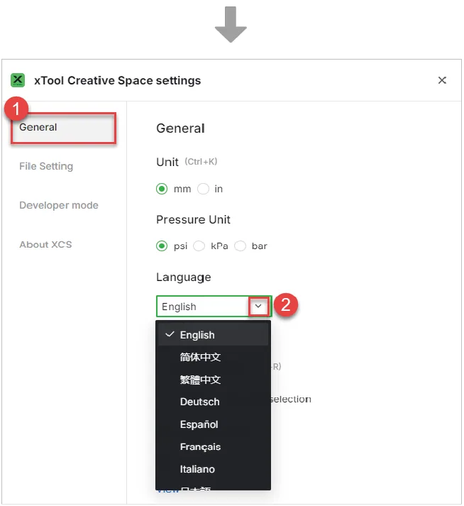 Conectar la xTool F2 Ultra a XCS en el ordenador