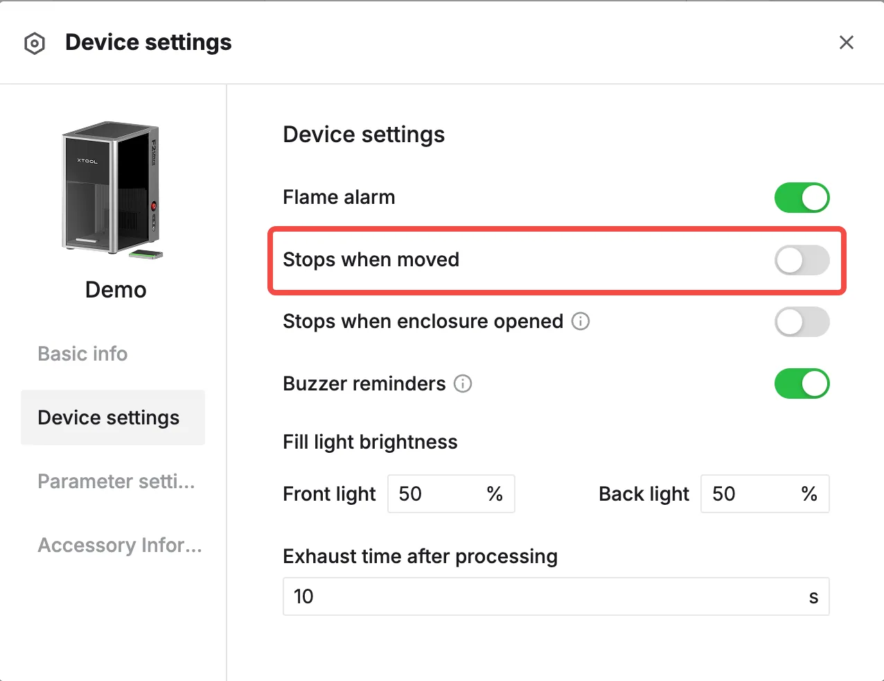 Solucionar el error "Device moved" en la xTool F2 Ultra Solucionar el error "Device moved" en la xTool F2 Ultra