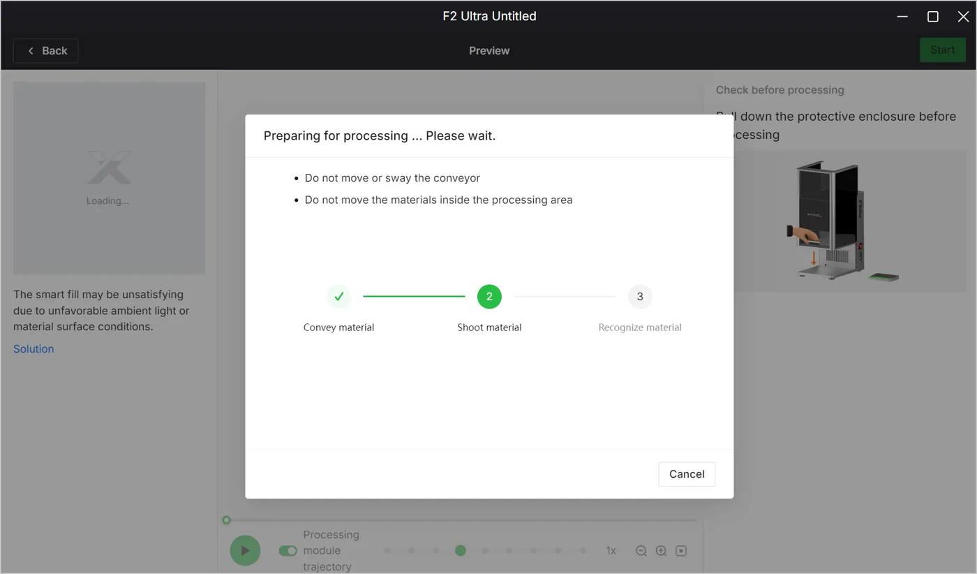 Utilizar la cinta transportadora para el procesamiento por lotes con la xTool F2 Ultra Utilizar la cinta transportadora para el procesamiento por lotes con la xTool F2 Ultra