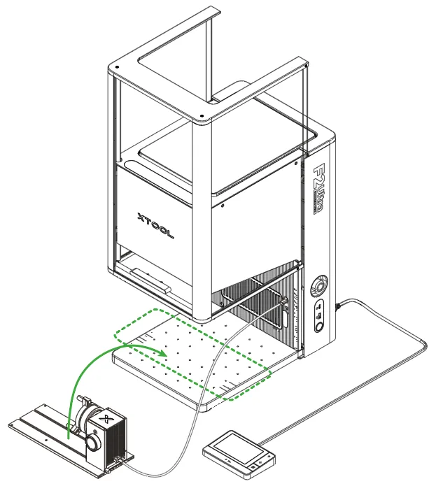 (xTool Studio) Usar el Rotary Attachment 3 (RA3) con la xTool F2 Ultra image.png