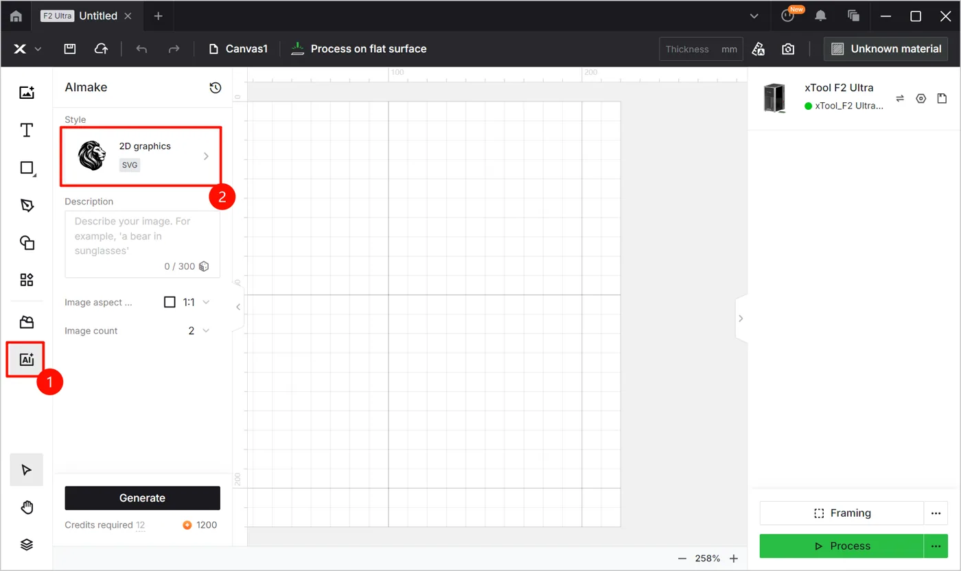 Empezar a hacer relieve láser con la xTool F2 Ultra