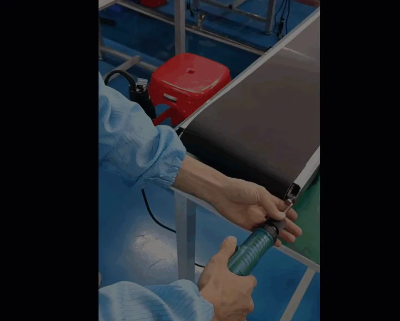 Calibraciones de la cinta transportadora de xTool F2 Ultra UV y sustitución de la correa 84548d4f-ba16-4f6f-b64a-e1f2b3514196_拧松螺丝.gif