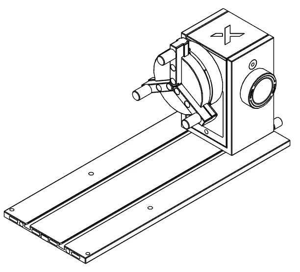 (xTool Studio) Usar el accesorio rotativo 3 (RA3) con la xTool F2 Ultra UV