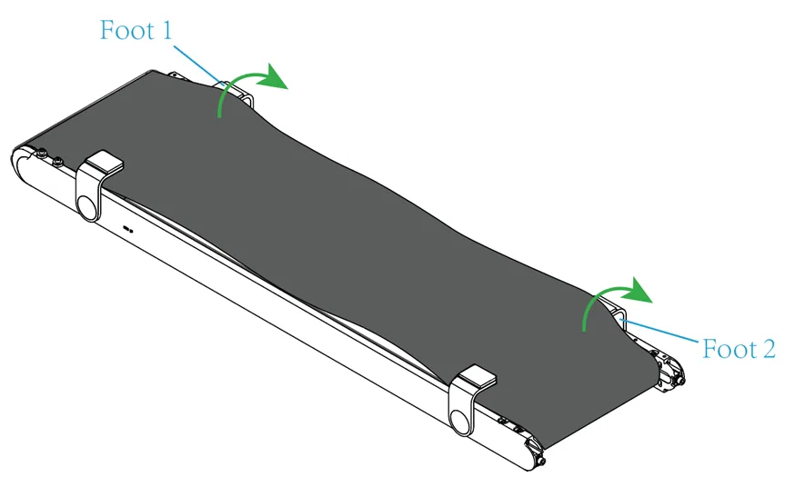 Calibraciones de la cinta transportadora de xTool F2 Ultra UV y sustitución de la correa Calibraciones de la cinta transportadora de xTool F2 Ultra UV y sustitución de la correa