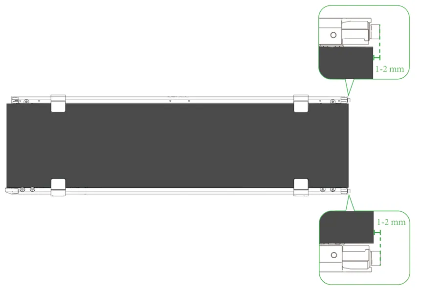 Calibraciones de la cinta transportadora de xTool F2 Ultra UV y sustitución de la correa Calibraciones de la cinta transportadora de xTool F2 Ultra UV y sustitución de la correa