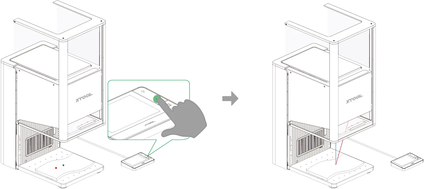 Procesar un material curvo con la xTool F2 Ultra UV Procesar un material curvo con la xTool F2 Ultra UV