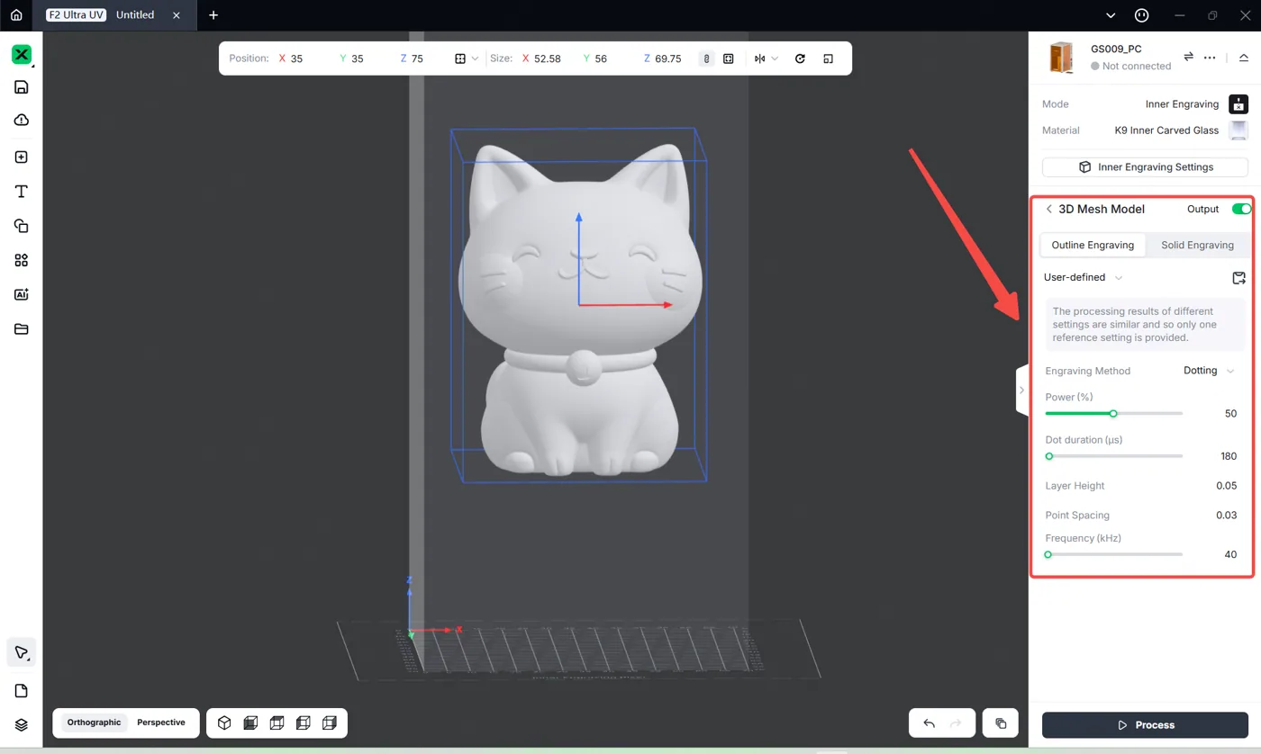 Iniciar el grabado interior con la xTool F2 Ultra UV Iniciar el grabado interior con la xTool F2 Ultra UV