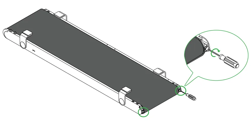 Calibraciones de la cinta transportadora de xTool F2 Ultra UV y sustitución de la correa Calibraciones de la cinta transportadora de xTool F2 Ultra UV y sustitución de la correa