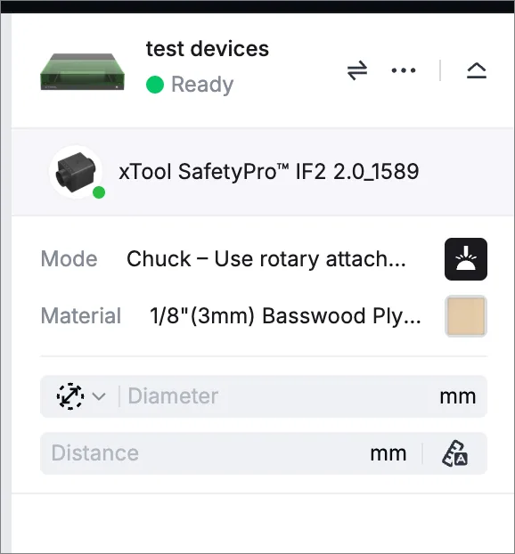 Usa el SafetyPro™ IF2 2.0 con el software de xTool Usa el SafetyPro™ IF2 2.0 con el software de xTool