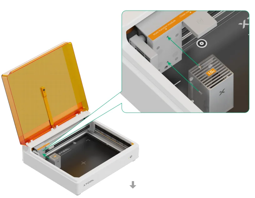 Procesar materiales con el modo Imprimir y cortar en la xTool M2 image.png