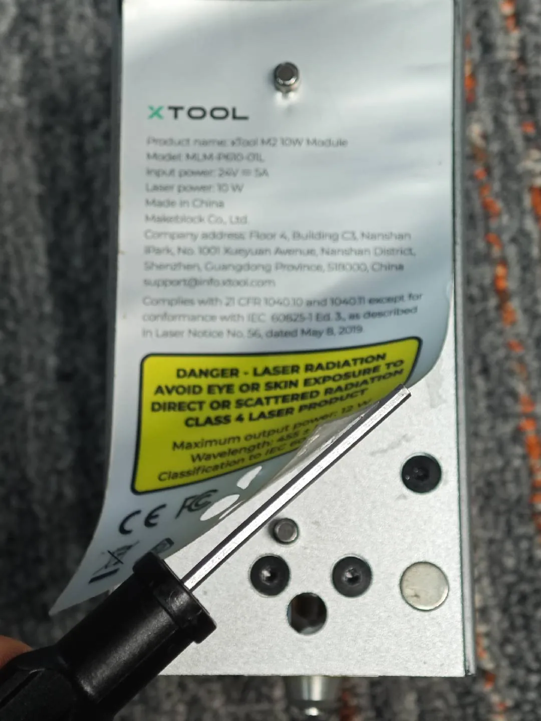 Solucionar el error «Medición automática fallida» en la xTool M2 Solucionar el error «Medición automática fallida» en la xTool M2