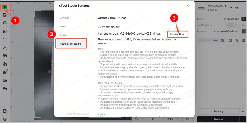 Solucionar el "Error de la cámara lateral" en la xTool M2 image.png