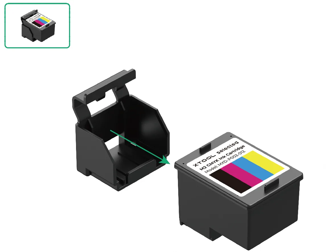 Guía del usuario del cartucho de tinta CMYK de xTool Guía del usuario del cartucho de tinta CMYK de xTool