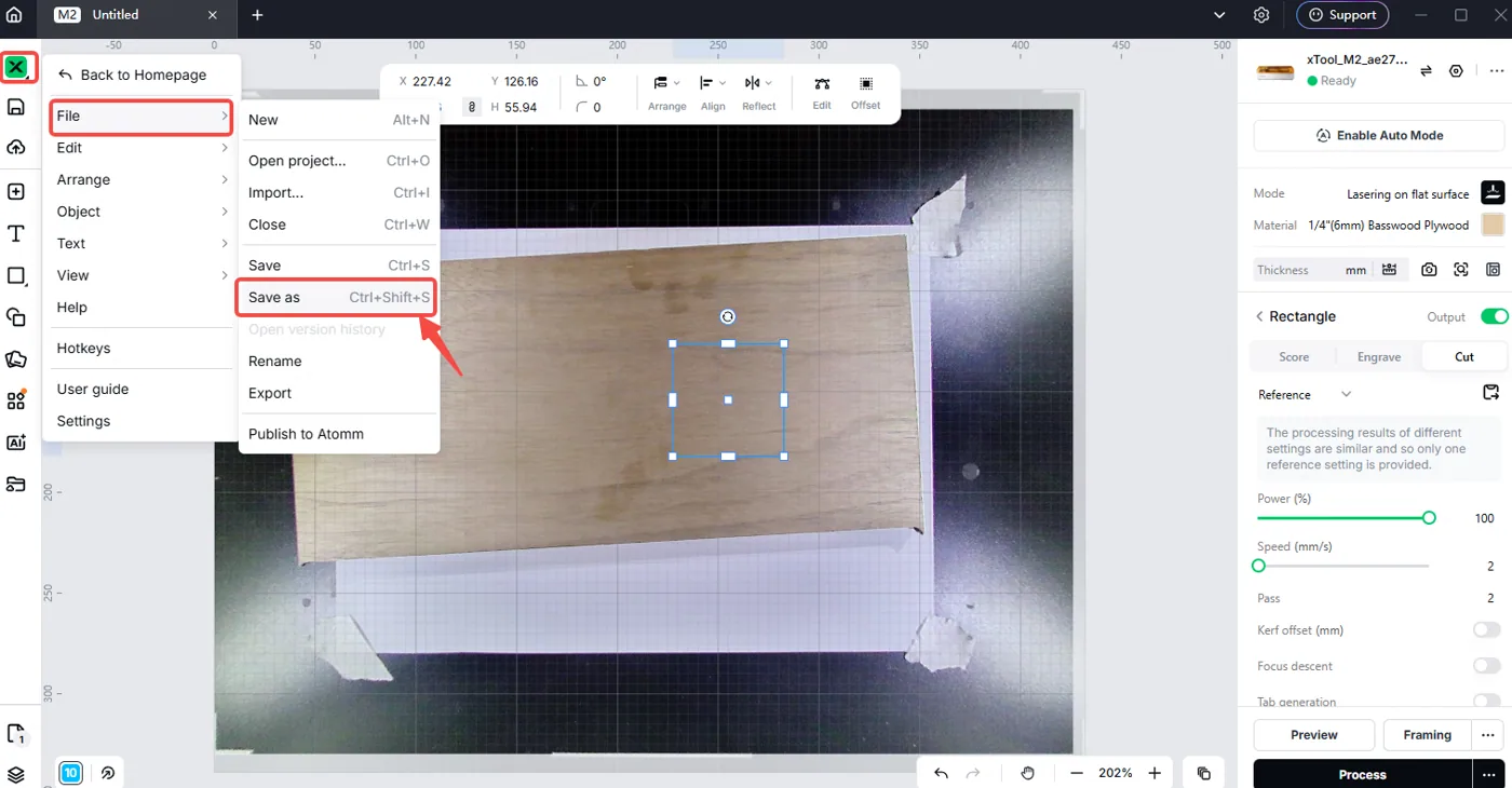 Solución de problemas de amarilleo o ennegrecimiento del material en la xTool M2 Solución de problemas de amarilleo o ennegrecimiento del material en la xTool M2