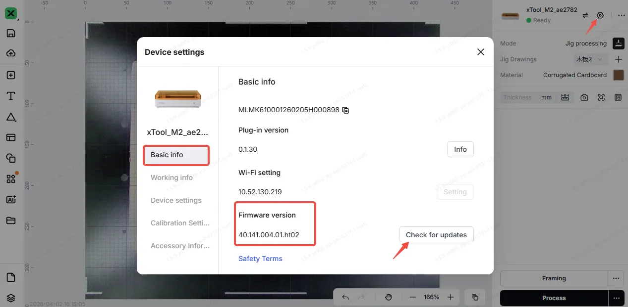 Solucionar el error «Failed to Read Camera Calibration File» en el xTool M2 Solucionar el error «Failed to Read Camera Calibration File» en el xTool M2