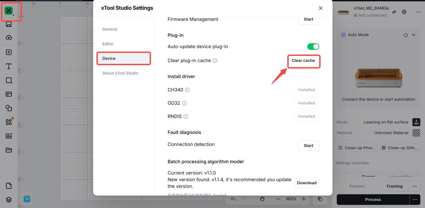 Resolver problemas de conexión USB con la xTool M2 Resolver problemas de conexión USB con la xTool M2