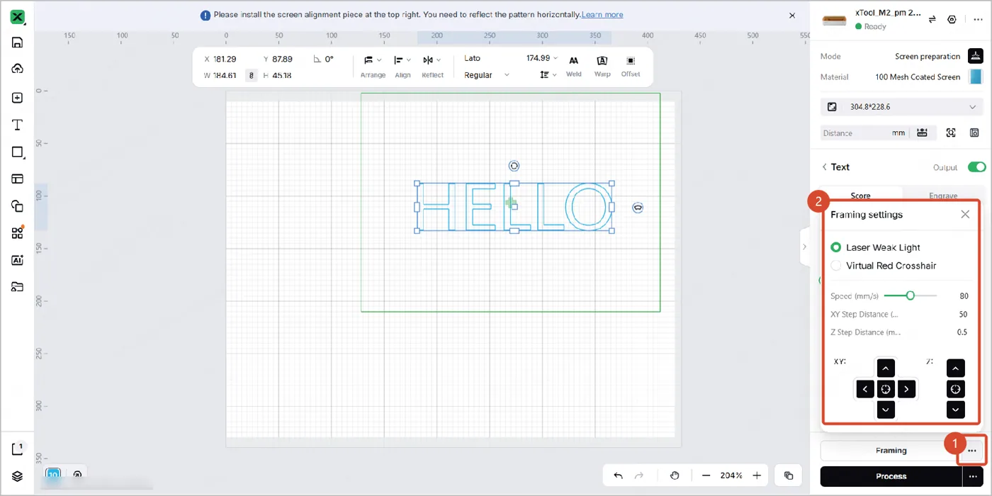 Usar el xTool M2 para grabar una pantalla de serigrafía 10.png