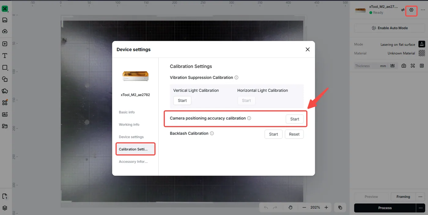 Solucionar el error «Failed to Read Camera Calibration File» en el xTool M2 Solucionar el error «Failed to Read Camera Calibration File» en el xTool M2