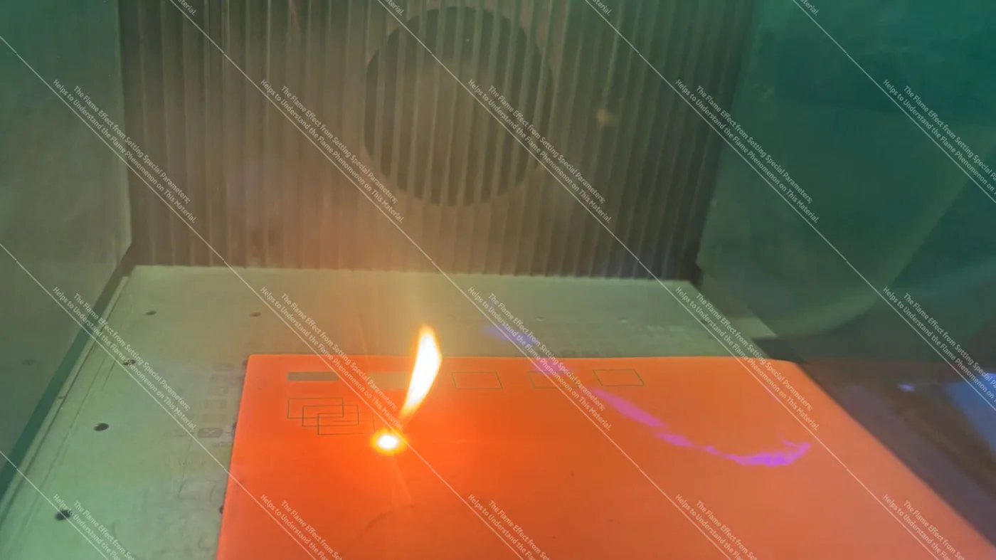 Explicación de los efectos del procesado en materiales inflamables