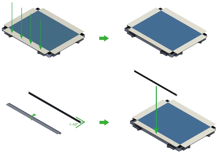 Guía de operación de impresión con separación de canales CMYK en serigrafía Guía de operación de impresión con separación de canales CMYK en serigrafía
