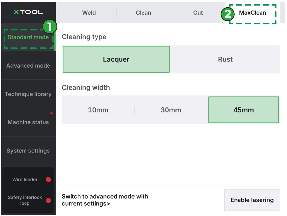 Guía de usuario del accesorio xTool MetalFab MaxClean 24 use-software1.png