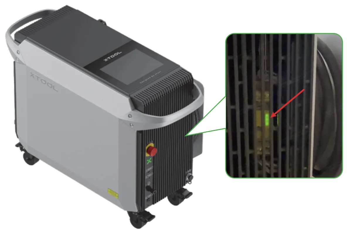 Solución de «Excepciones del módulo láser» en el xTool MetalFab Laser Welder 1200W Solución de «Excepciones del módulo láser» en el xTool MetalFab Laser Welder 1200W