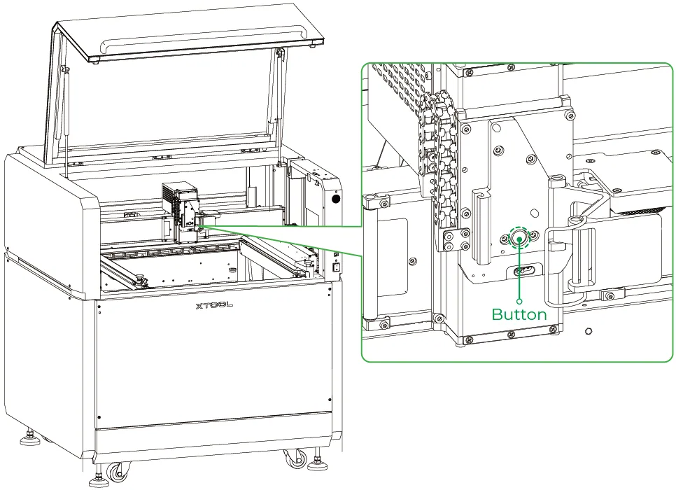 Solucionar «La pistola de soldadura no está conectada» del xTool MetalFab CNC Cutter