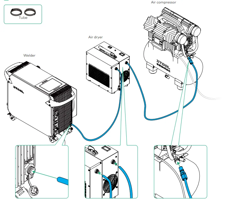 Guía de usuario del xTool Air Dryer