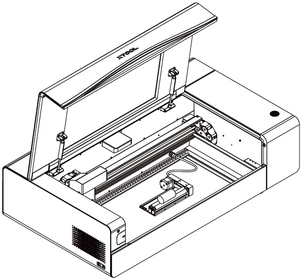 (xTool Studio) Usa el Rotary Attachment 2 (RA2) con la xTool P2/P2S (xTool Studio) Usa el Rotary Attachment 2 (RA2) con la xTool P2/P2S