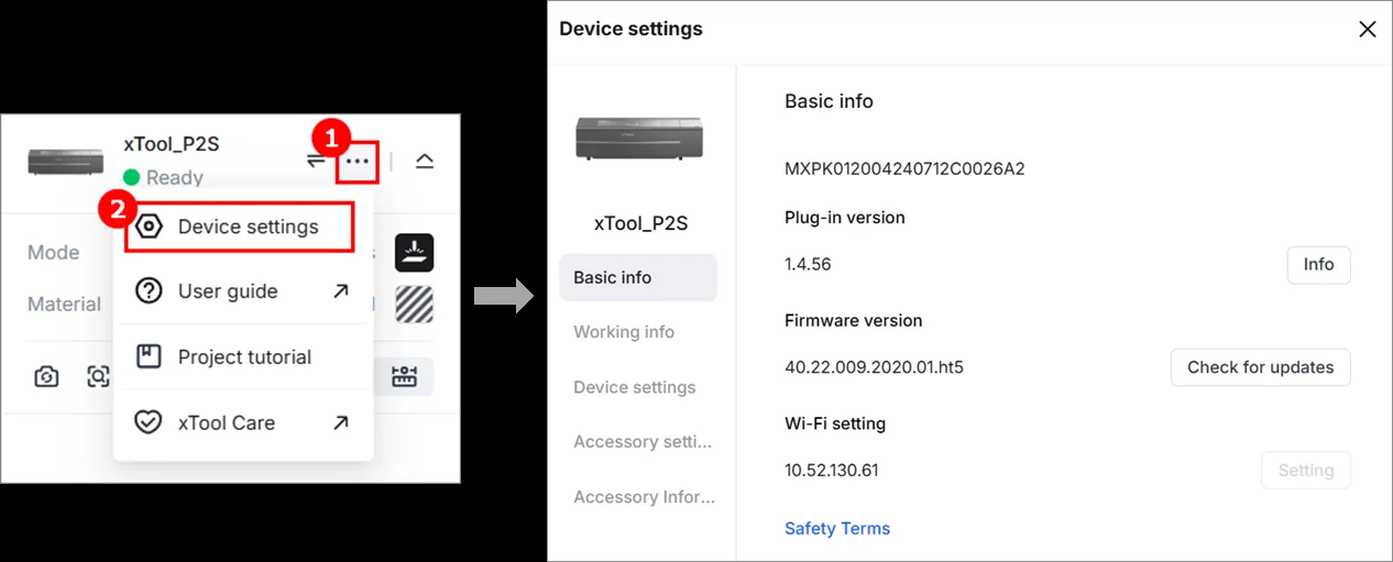 Conecta y configura la xTool P2/P2S con xTool Studio image.png
