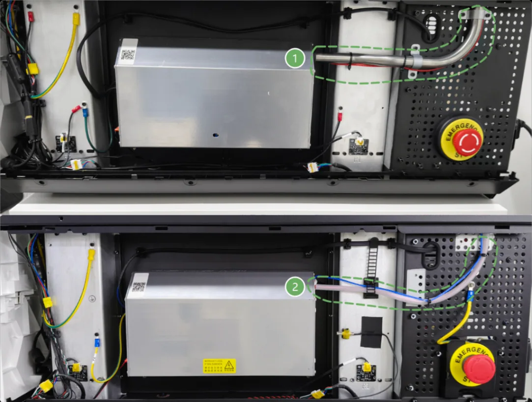 Sustituir la fuente de alimentación del tubo láser de la xTool P3 Sustituir la fuente de alimentación del tubo láser de la xTool P3