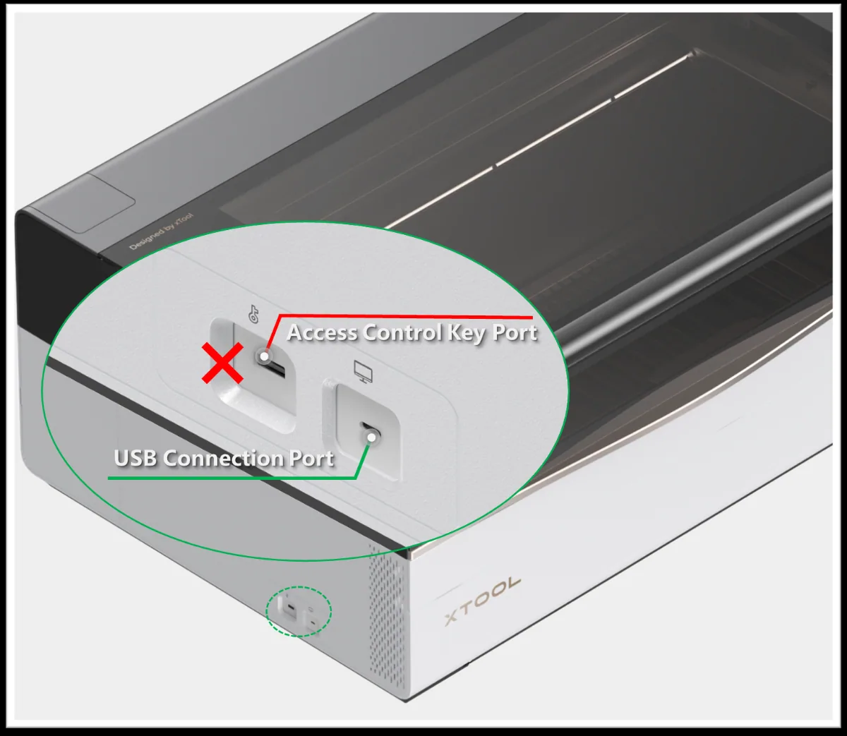 Resolución de problemas: problemas de conexión USB con la xTool P3 Resolución de problemas: problemas de conexión USB con la xTool P3
