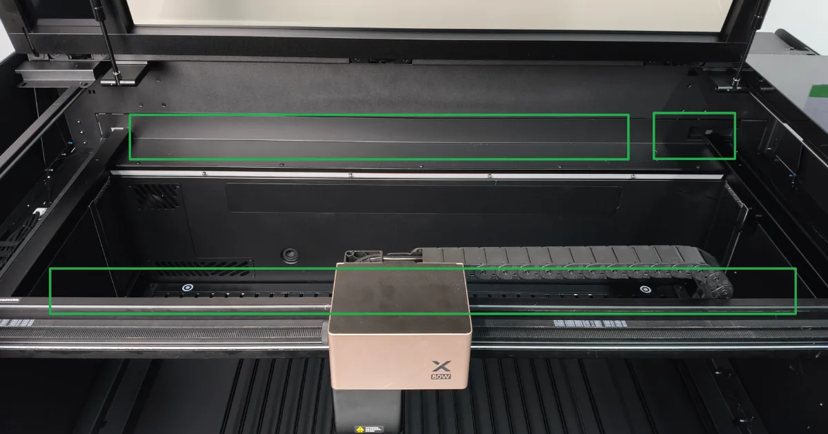 Solucionar la excepción de calibración del pórtico en la xTool P3 Solucionar la excepción de calibración del pórtico en la xTool P3
