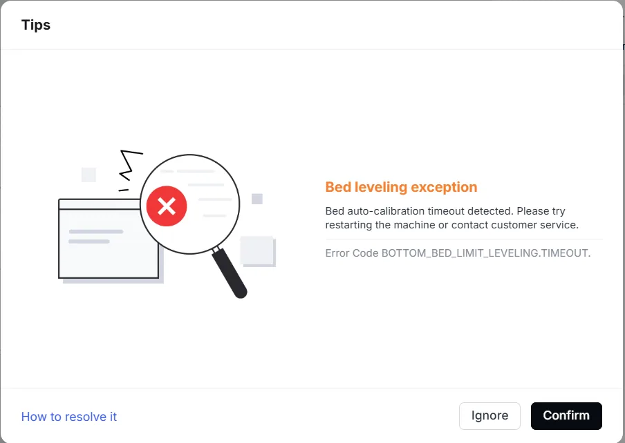 Códigos de error y guía de resolución de problemas para la xTool P3 Códigos de error y guía de resolución de problemas para la xTool P3
