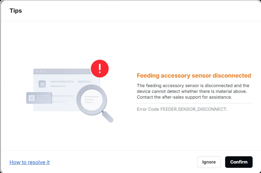 Códigos de error y guía de resolución de problemas para la xTool P3 Códigos de error y guía de resolución de problemas para la xTool P3