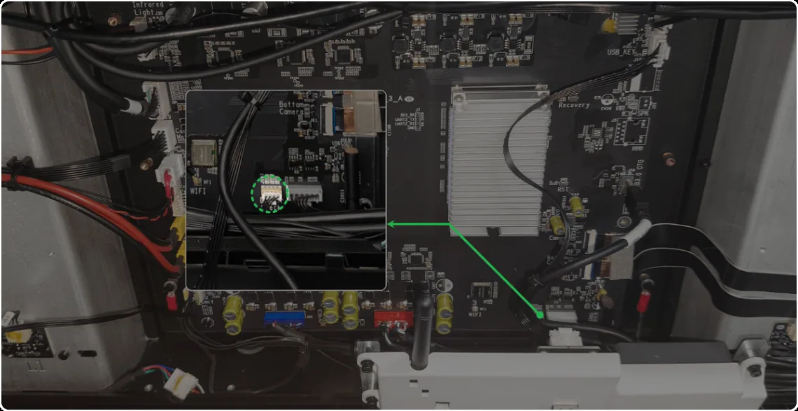 Resolución de problemas de «La placa base no está instalada correctamente» en la xTool P3 Resolución de problemas de «La placa base no está instalada correctamente» en la xTool P3