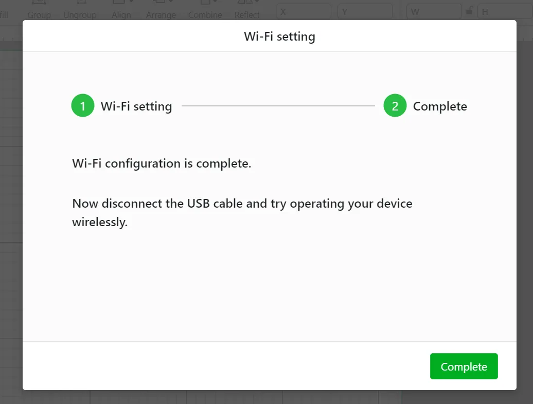 Cómo conectar xTool S1 por Wi-Fi o IP Cómo conectar xTool S1 por Wi-Fi o IP