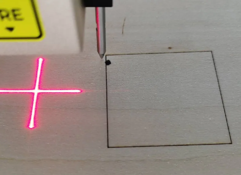 El módulo láser no está instalado correctamente en la xTool S1