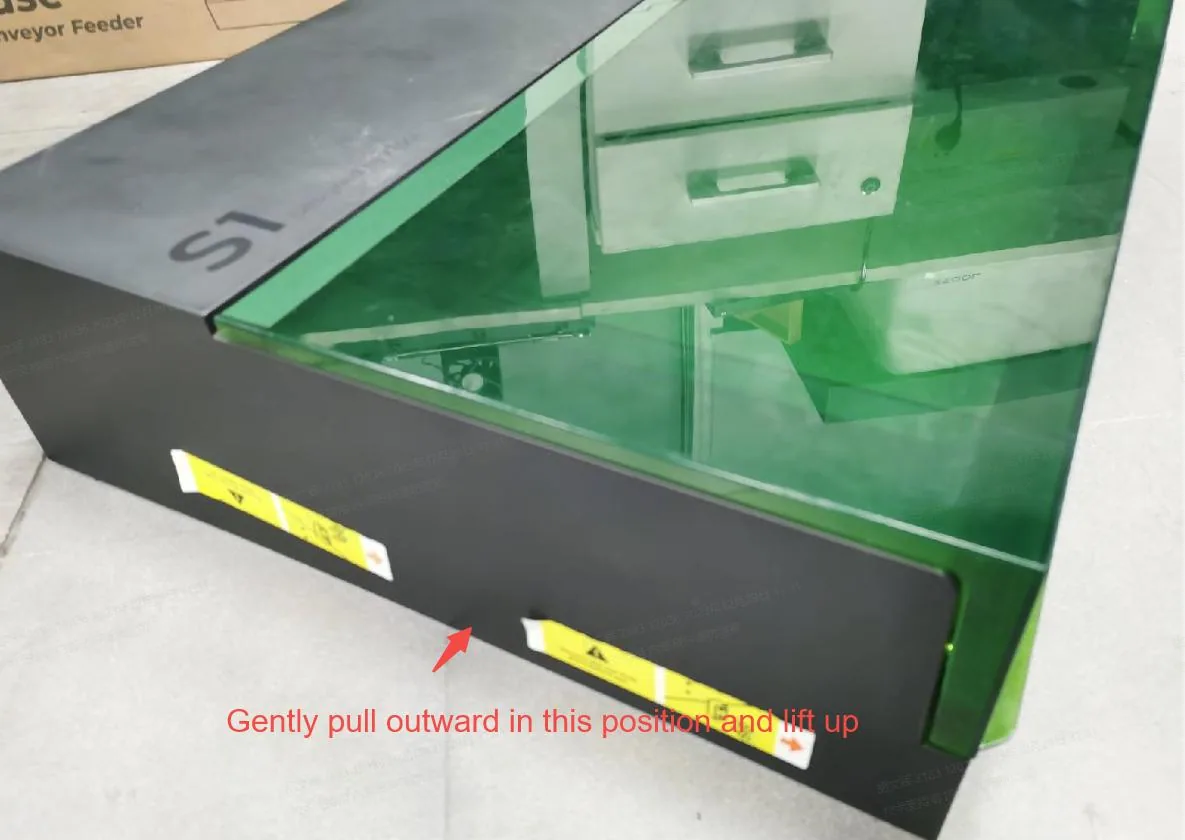Retirar el ventilador de extracción de la S1 Retirar el ventilador de extracción de la S1