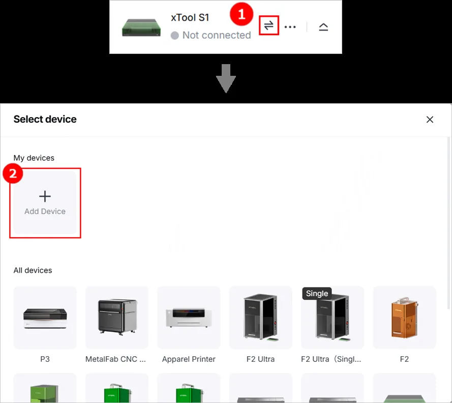 Conecta y configura la xTool S1 con xTool Studio image.png