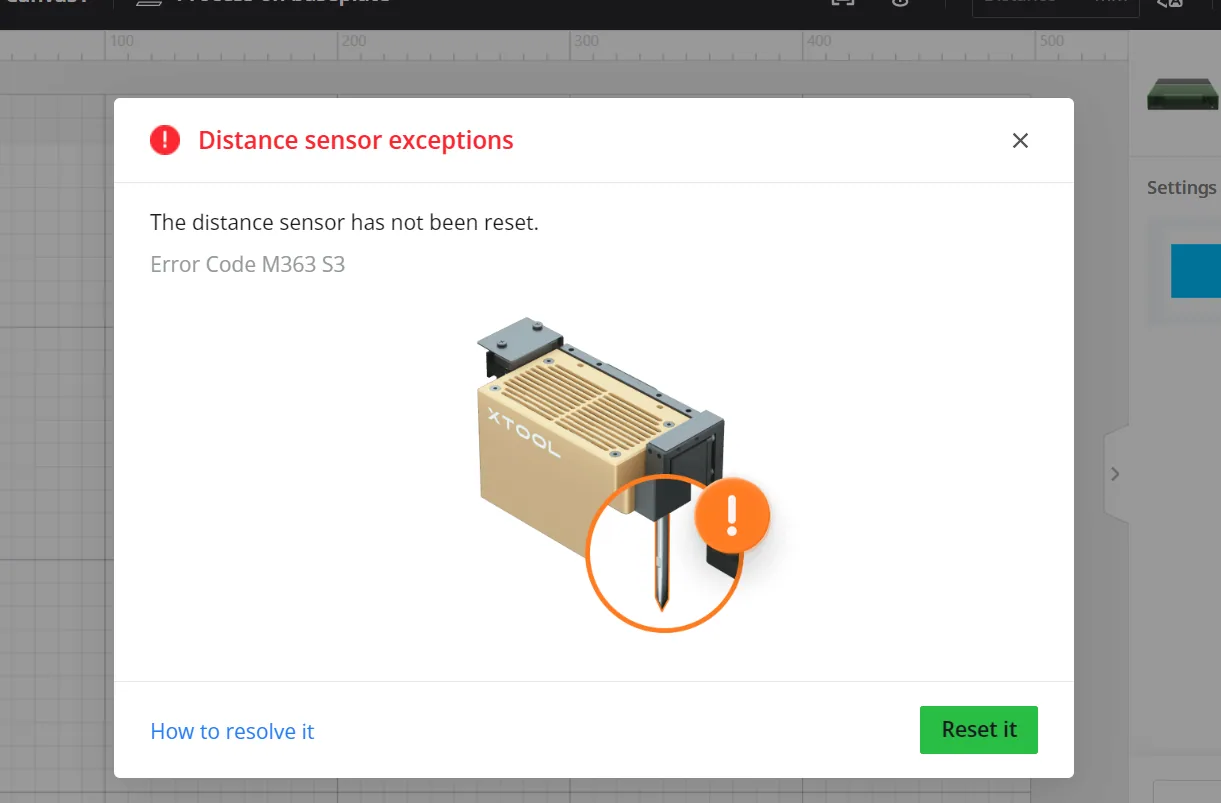 El módulo láser no está instalado correctamente en la xTool S1 El módulo láser no está instalado correctamente en la xTool S1