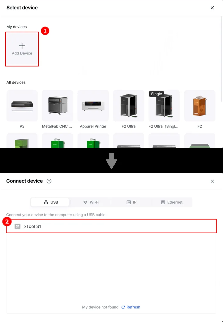 Conecta y configura la xTool S1 con xTool Studio image.png