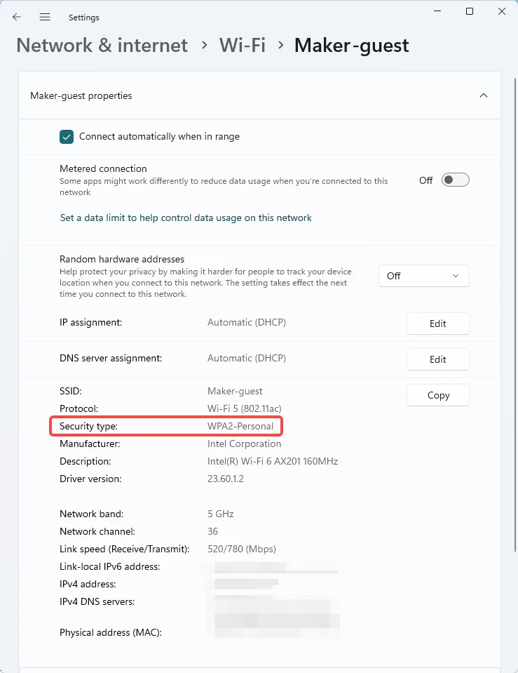 Resolver el fallo de configuración del Wi-Fi
