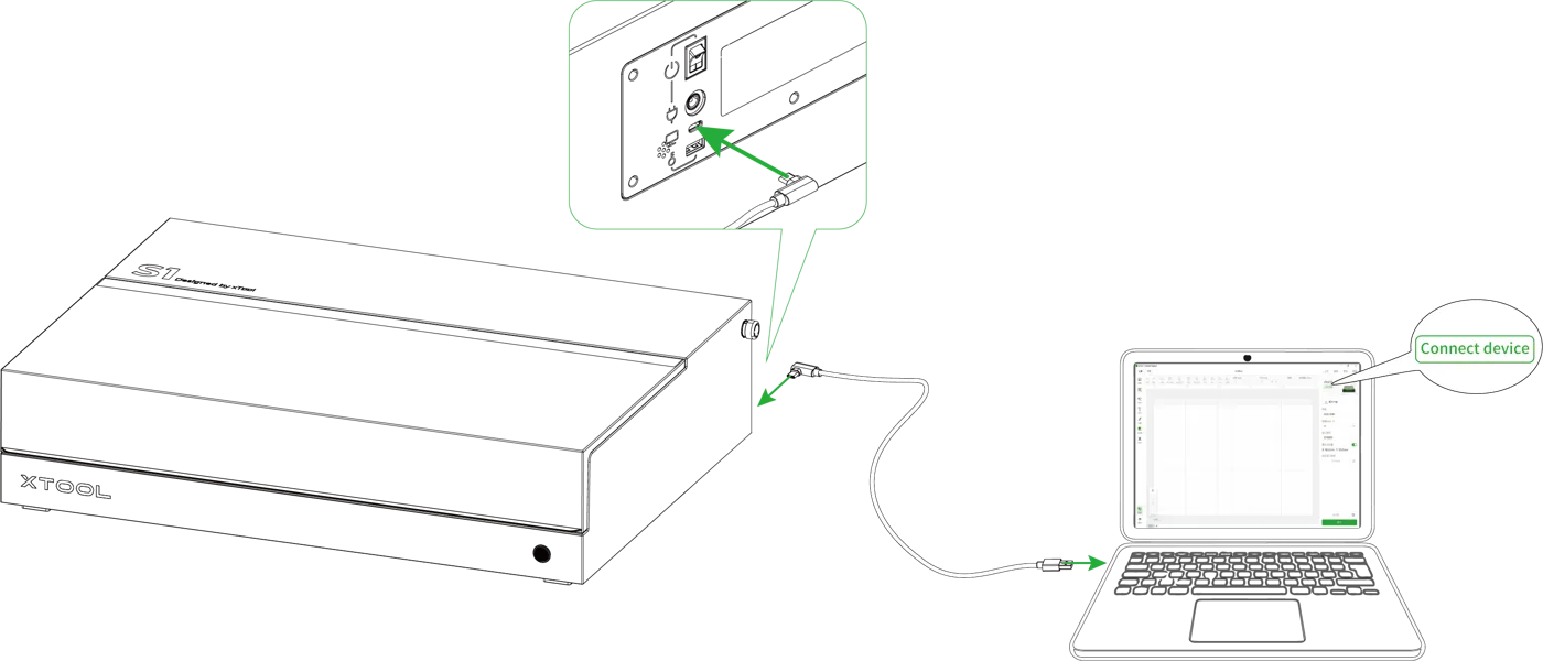 (XCS V1.7) Maneja la xTool S1 con XCS desde el móvil (XCS V1.7) Maneja la xTool S1 con XCS desde el móvil