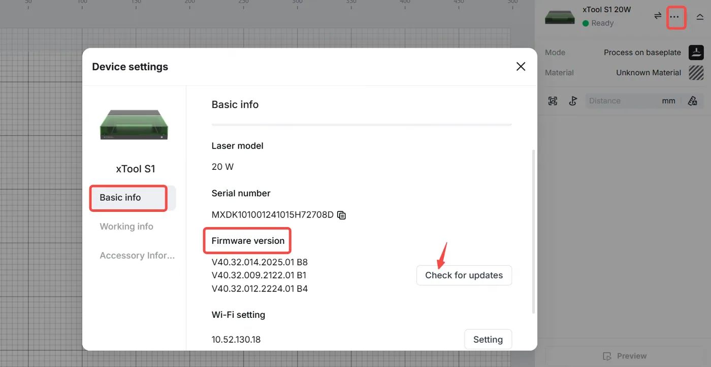 Solución de «Excepciones de base o base elevadora» (M53 C1/C2/W2) en la xTool S1 Solución de «Excepciones de base o base elevadora» (M53 C1/C2/W2) en la xTool S1