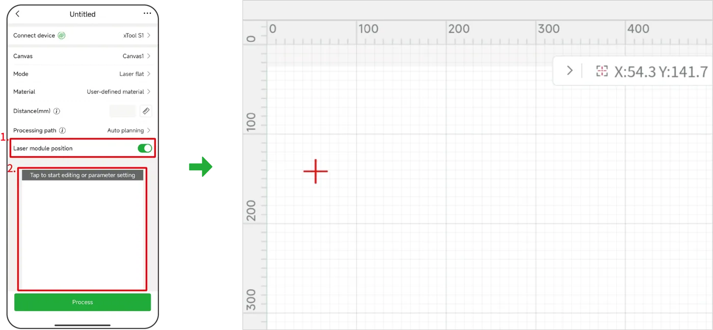 (XCS V1.7) Maneja la xTool S1 con XCS desde el móvil (XCS V1.7) Maneja la xTool S1 con XCS desde el móvil