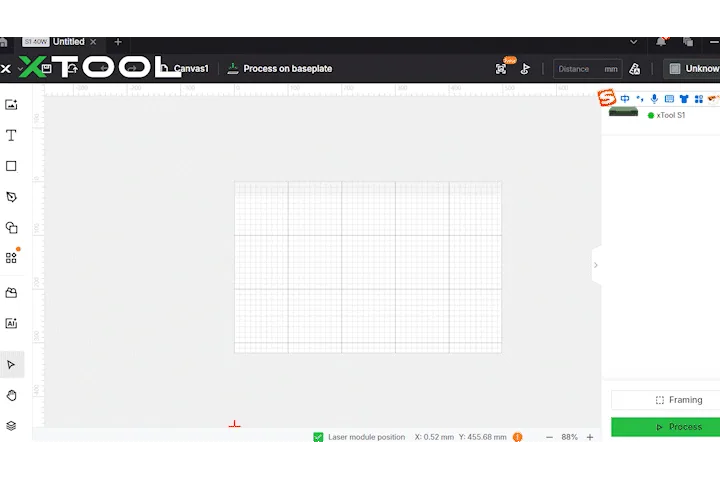 Resolver el problema de posicionamiento de la cruz roja tras sustituir la placa de control principal en la xTool S1 Resolver el problema de posicionamiento de la cruz roja tras sustituir la placa de control principal en la xTool S1